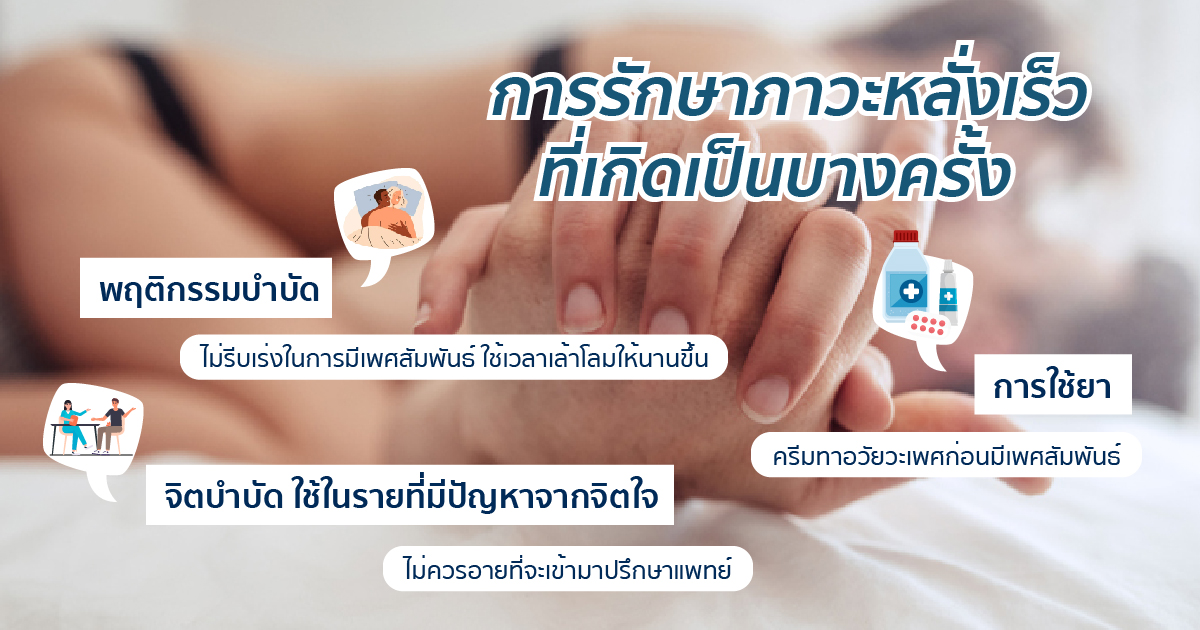 การรักษาหลั่งเร็ว